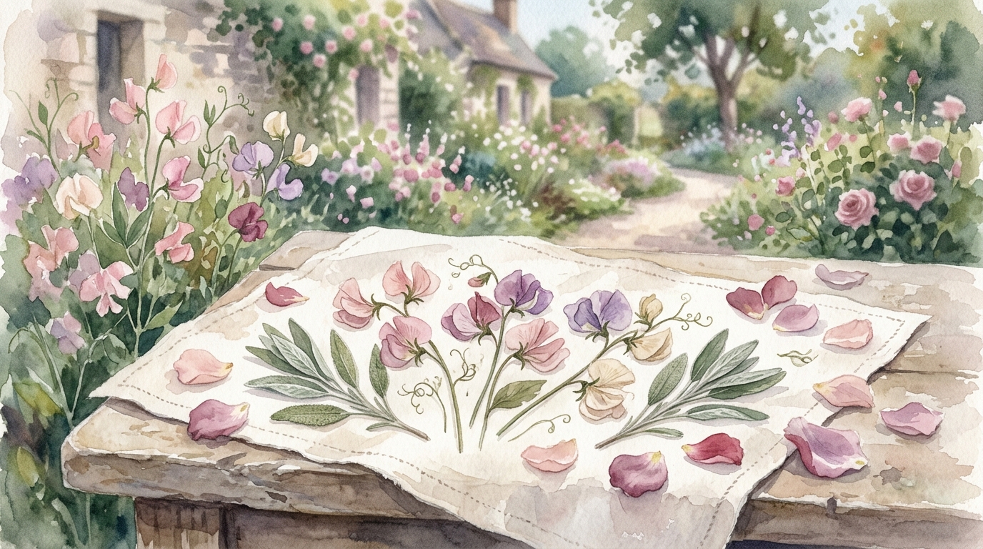 Direction A — Jardin Romantique mood
